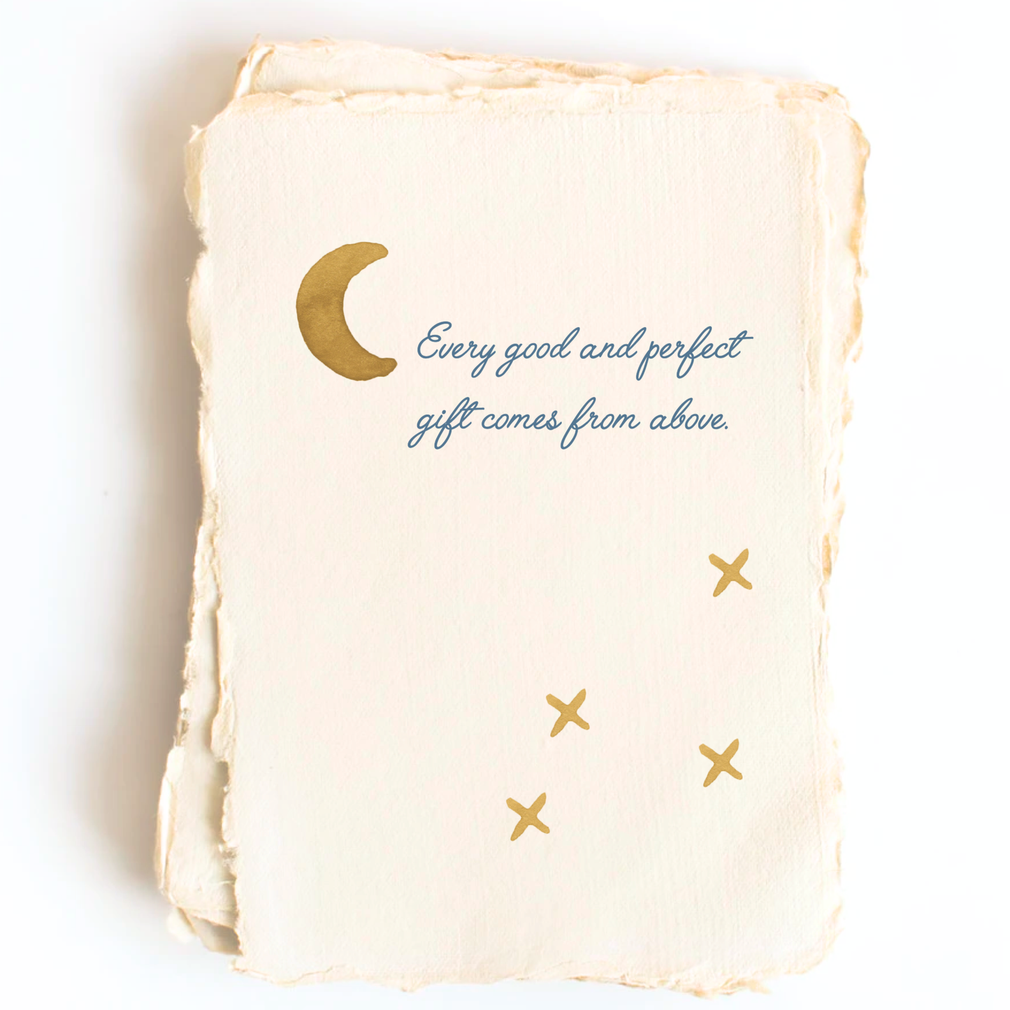 "Every good & perfect gift" Baby Congrats Greeting Card