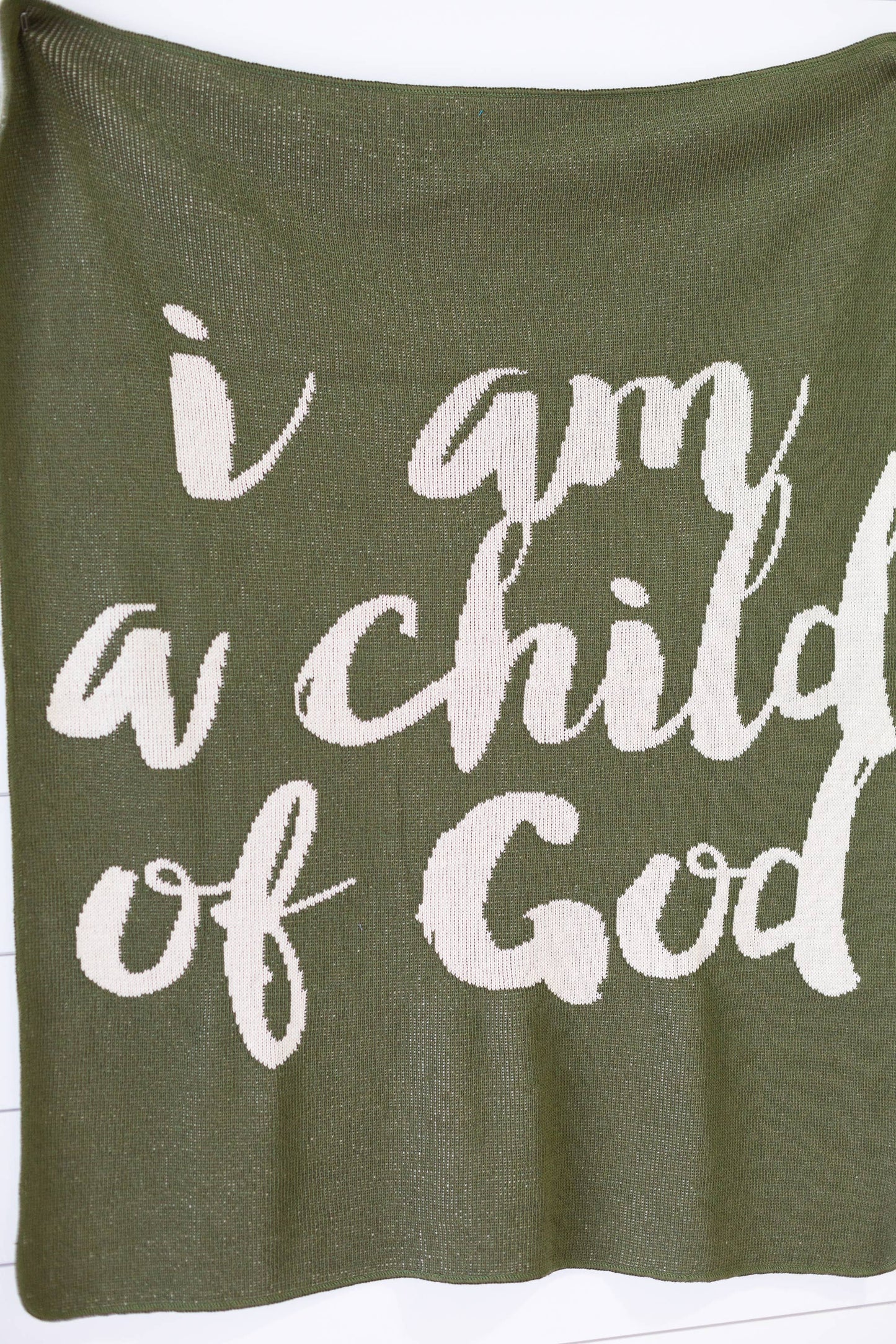 Child of God Knit Blanket