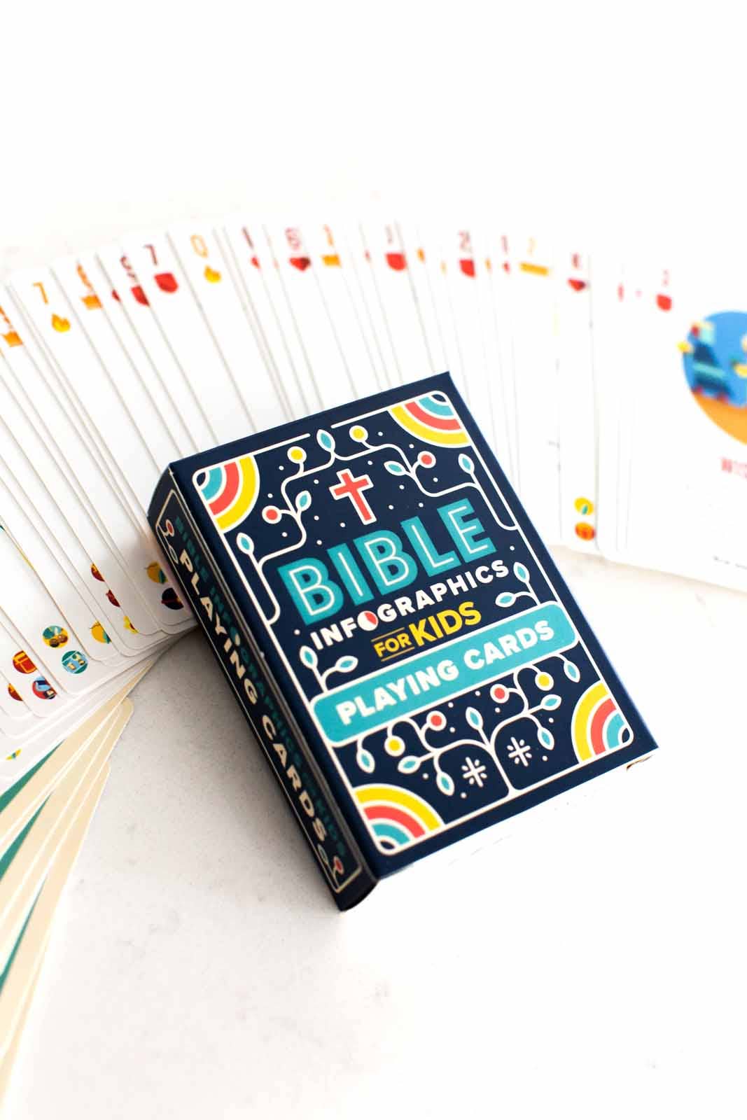 Bible Infographics for Kids Playing Cards, Games - Tweens