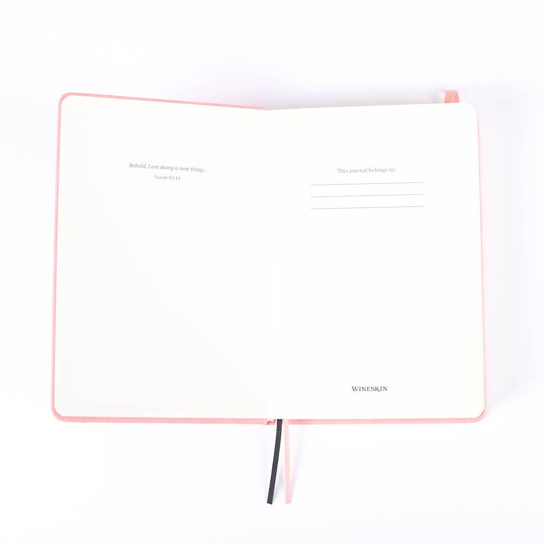 Wineskin Journal - Soft Cover - Rose - 196 Pages
