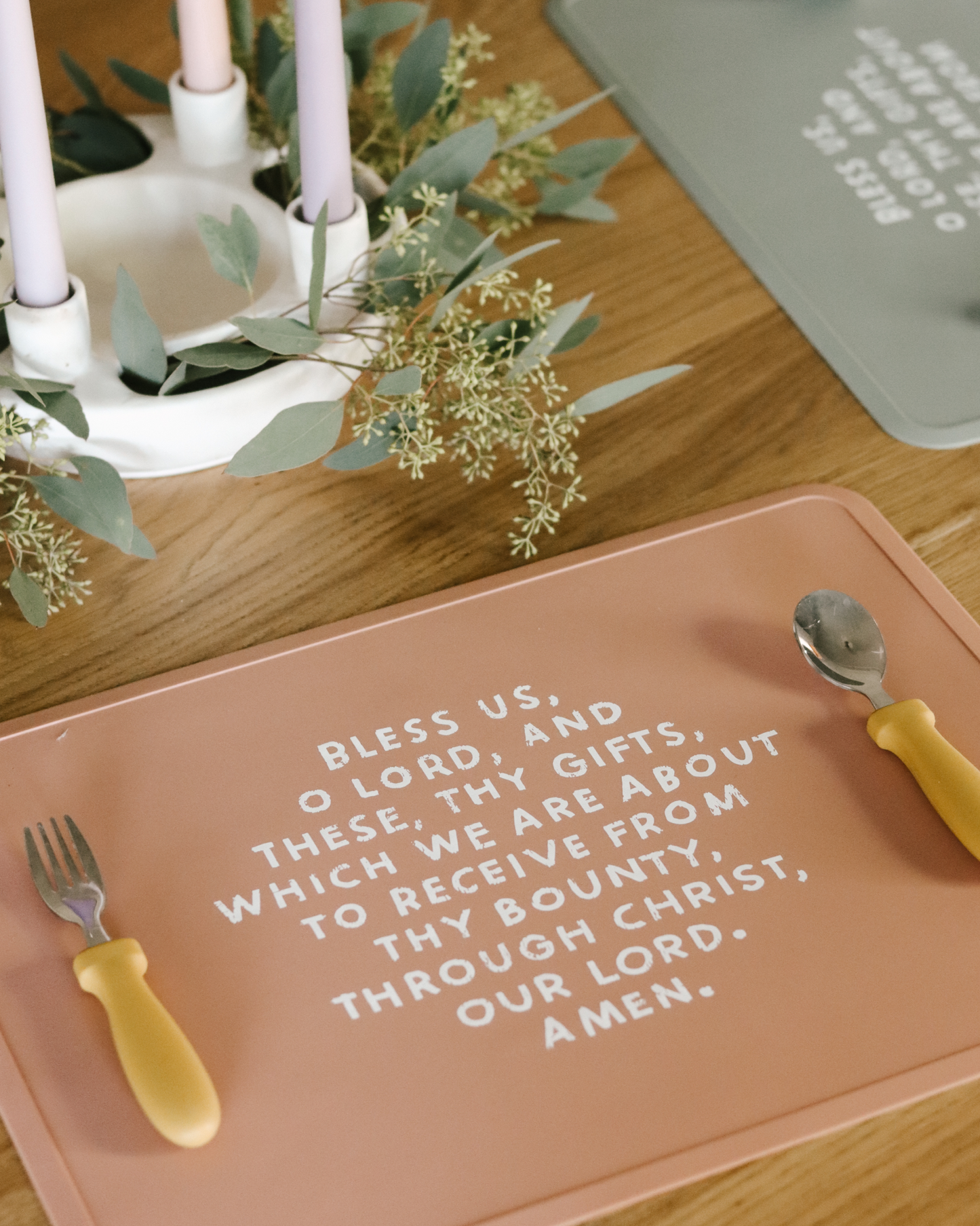 Meal Blessing Silicone Placemat