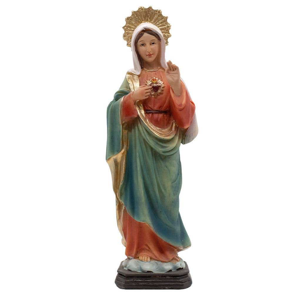 Immaculate Heart of Mary 8" Resin Statue
