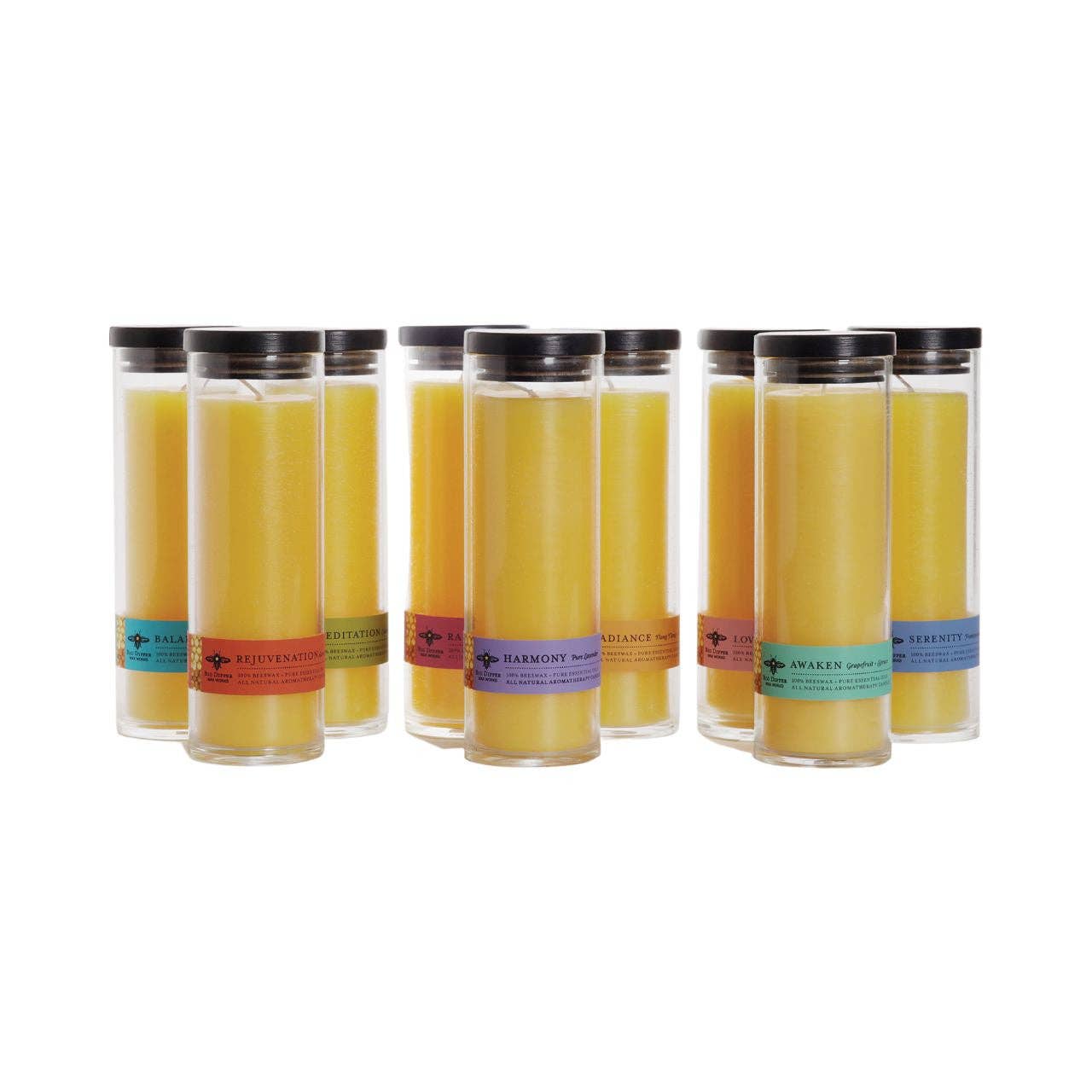 Beeswax Aromatherapy Sanctuary Glass Candle Refills