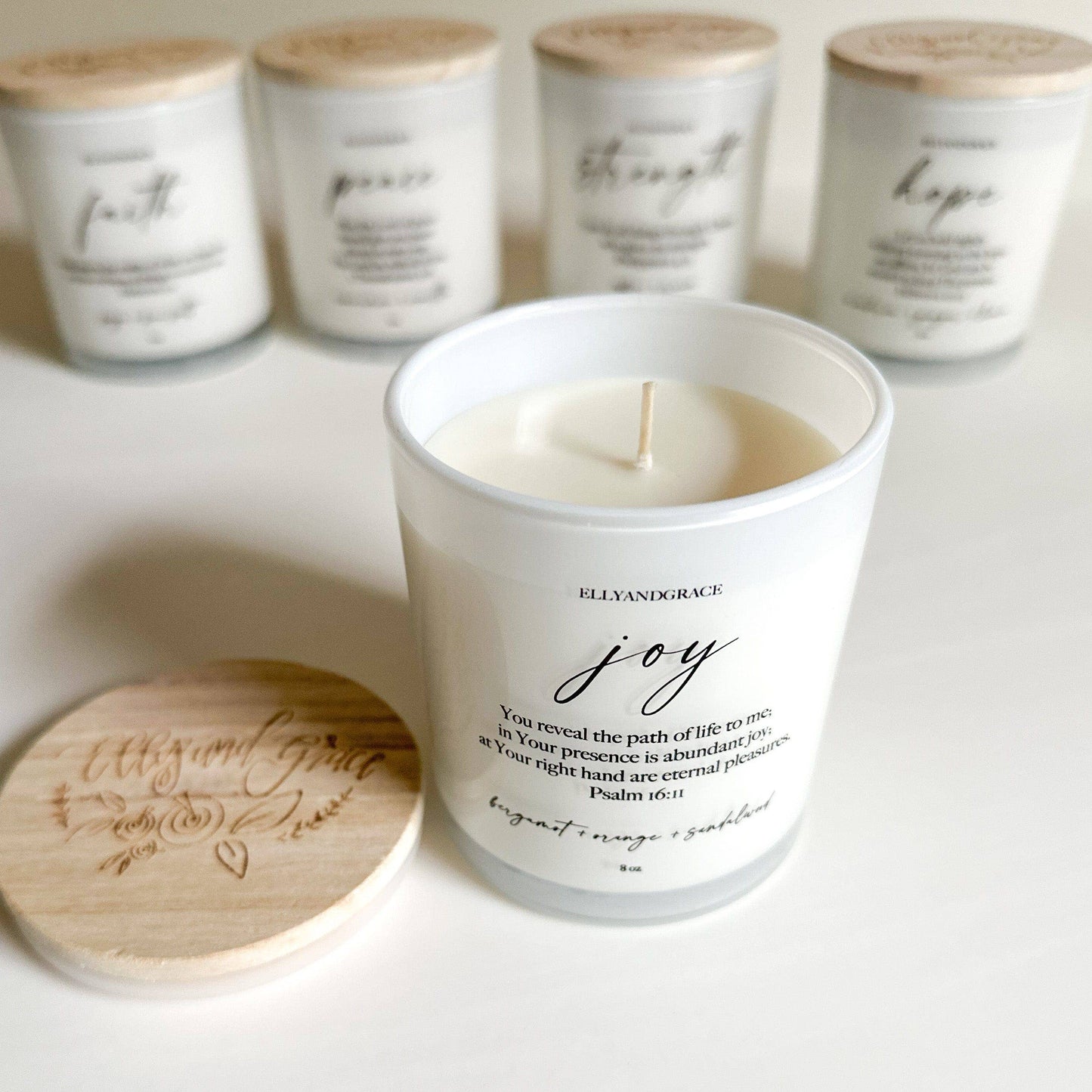 Joy Glass Soy Candle