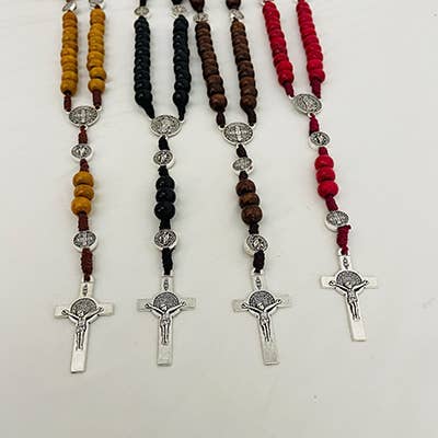 St. Benedict Wooden Rosary