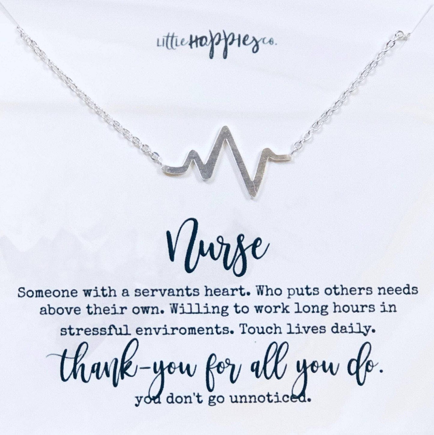 Nurse Heartbeat Necklace