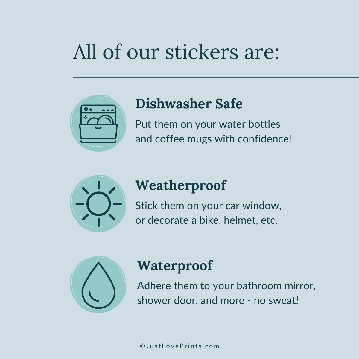 Footprints in the Sand Vinyl Sticker