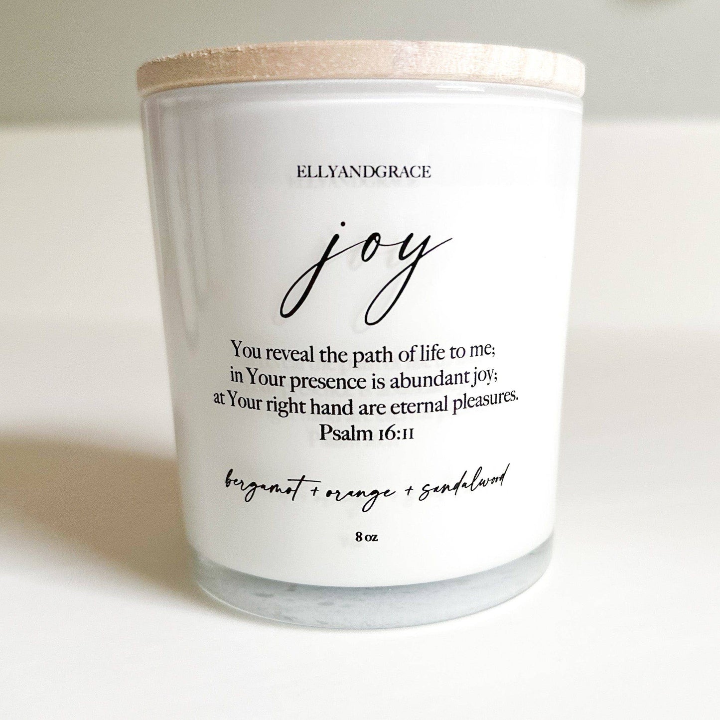 Joy Glass Soy Candle