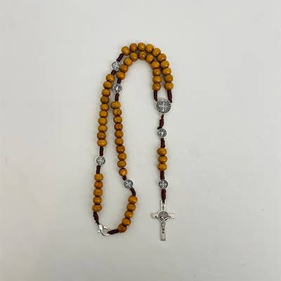 St. Benedict Wooden Rosary