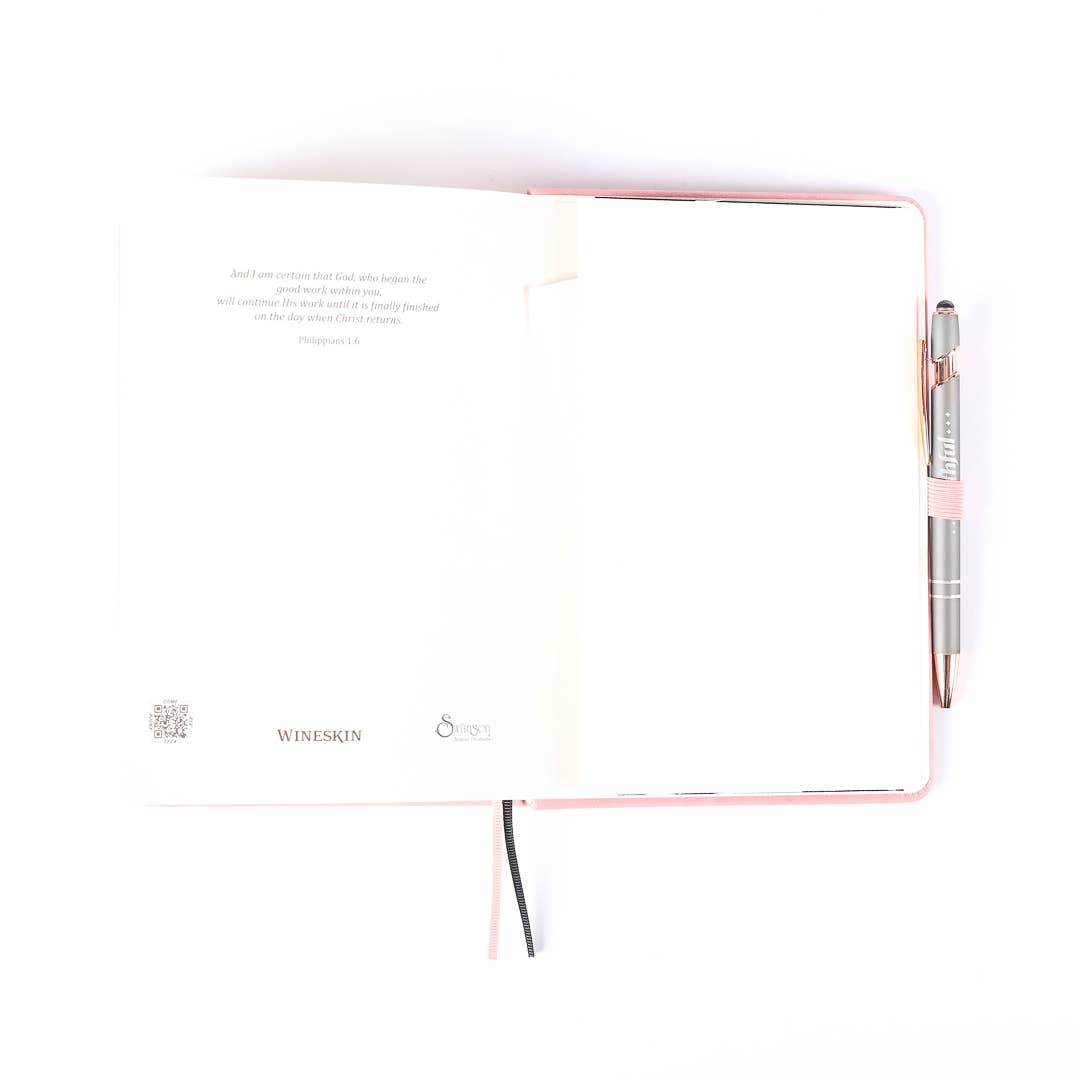 Wineskin Journal - Soft Cover - Rose - 196 Pages