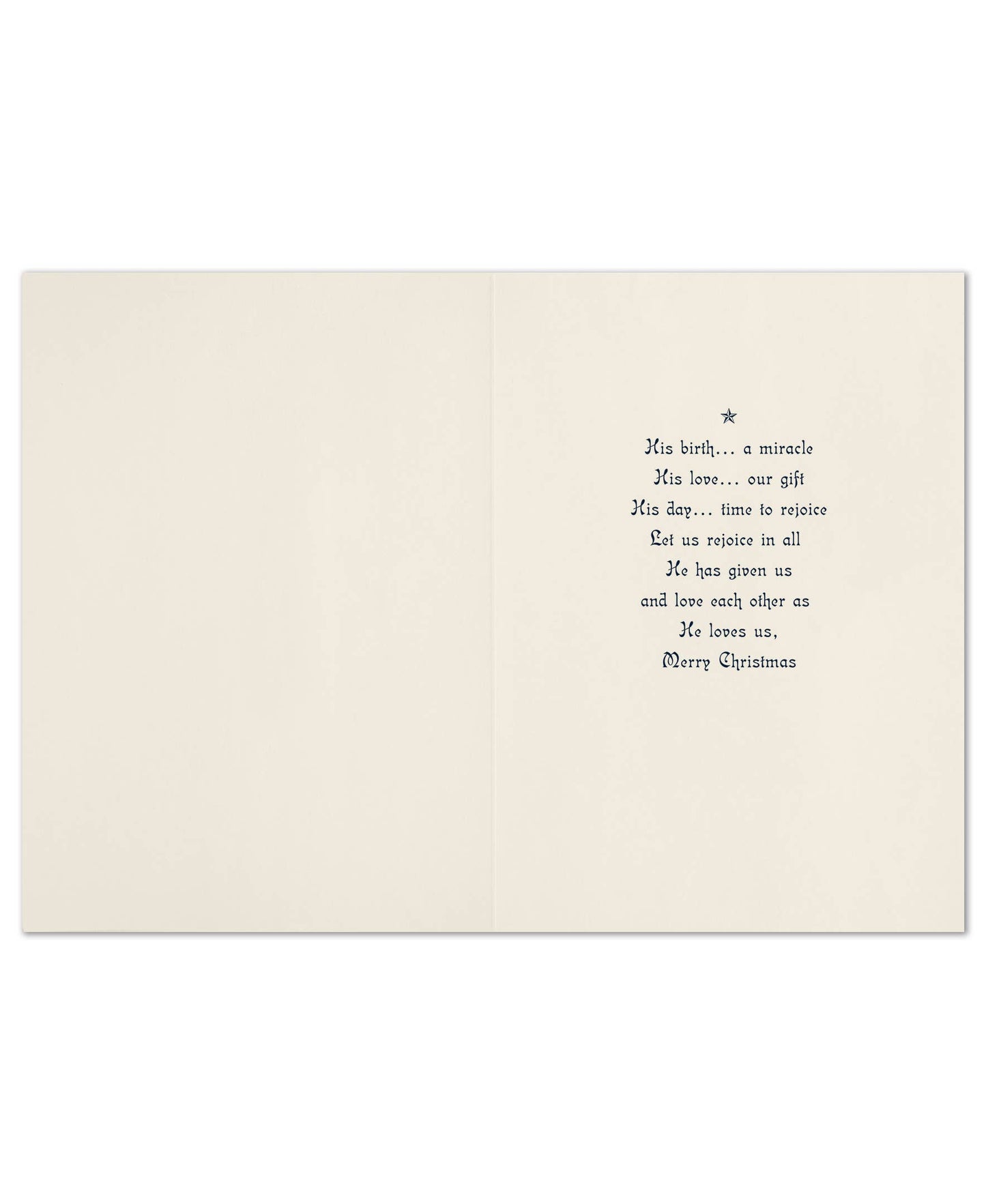 Nativity Star Boxed Holiday Cards