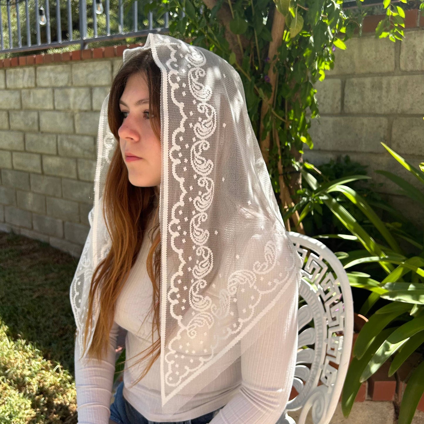 Jerusalem Veil -White