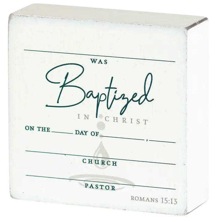 Baptized Block Wood