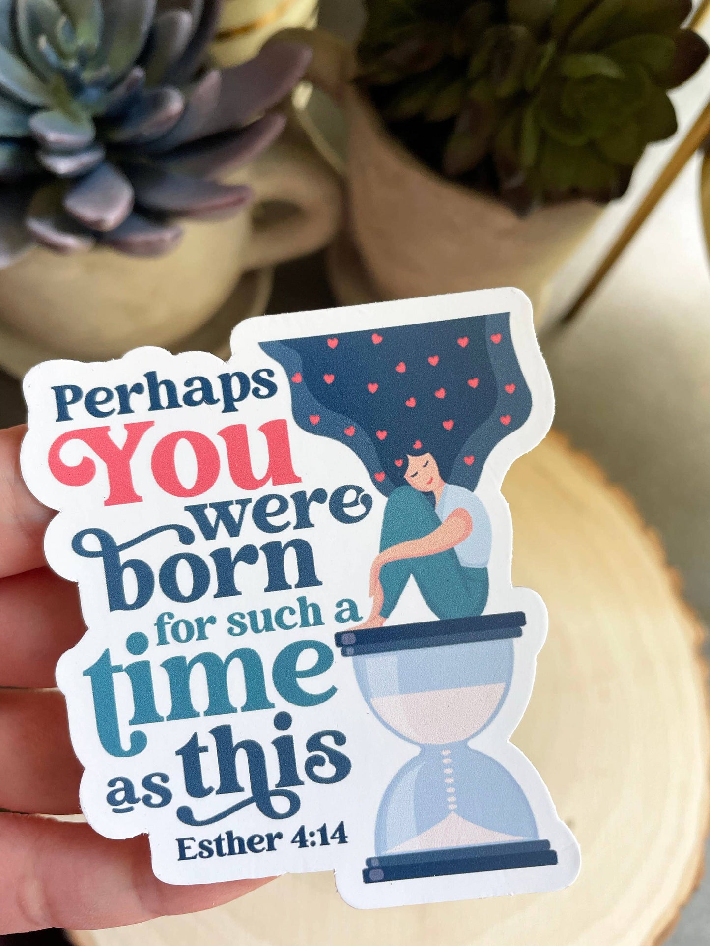 Esther 4:14 Waterproof Vinyl Catholic Sticker