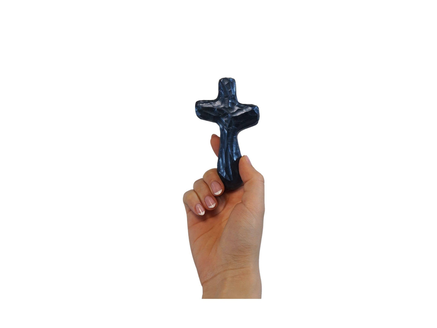 Journey Holding Cross Blue