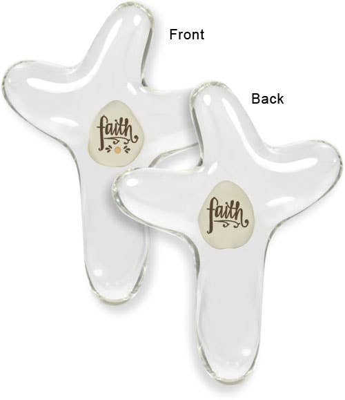 Mustard Seed Palm Prayer Cross