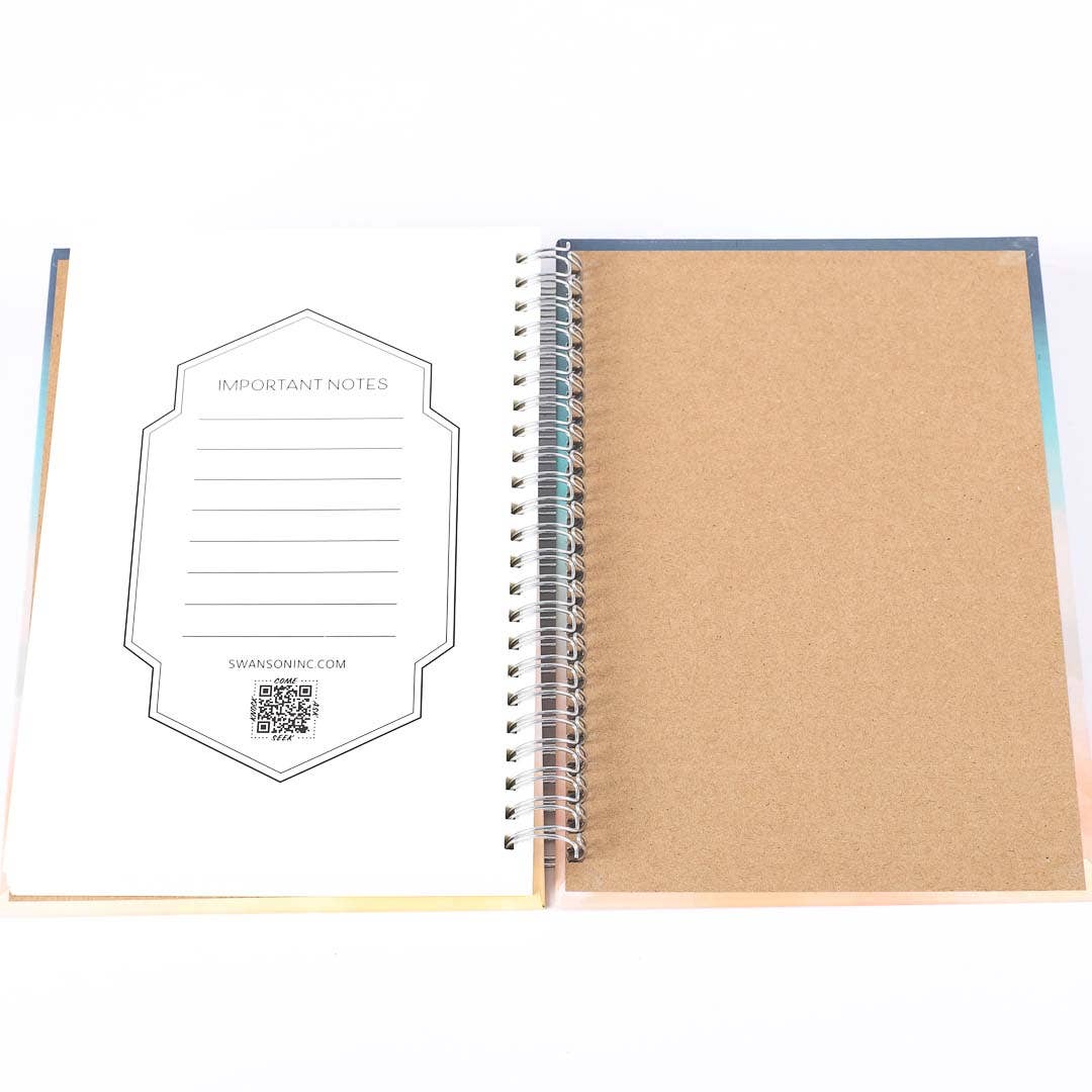 Spiral Bound Journal - Here & Now - 196 Pages