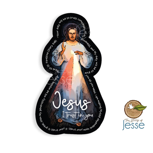 Divine Mercy Jesus Catholic Sticker