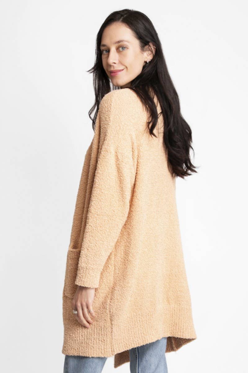 Solid color Luxury Soft Cardigan w Pockets