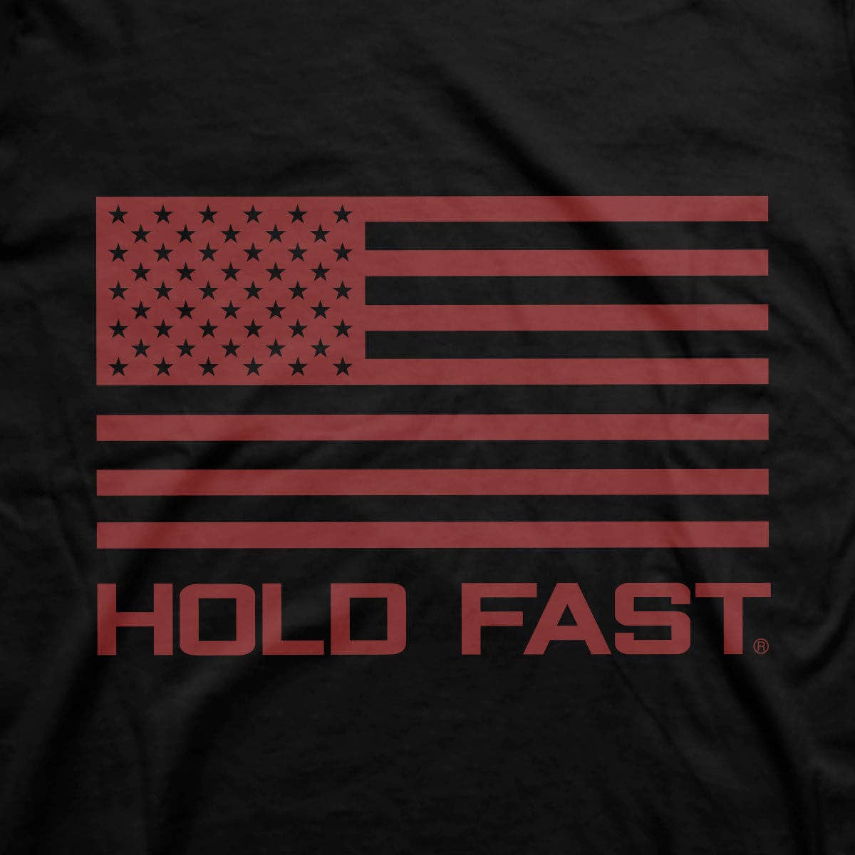 HOLD FAST Mens T-Shirt One Nation Flag