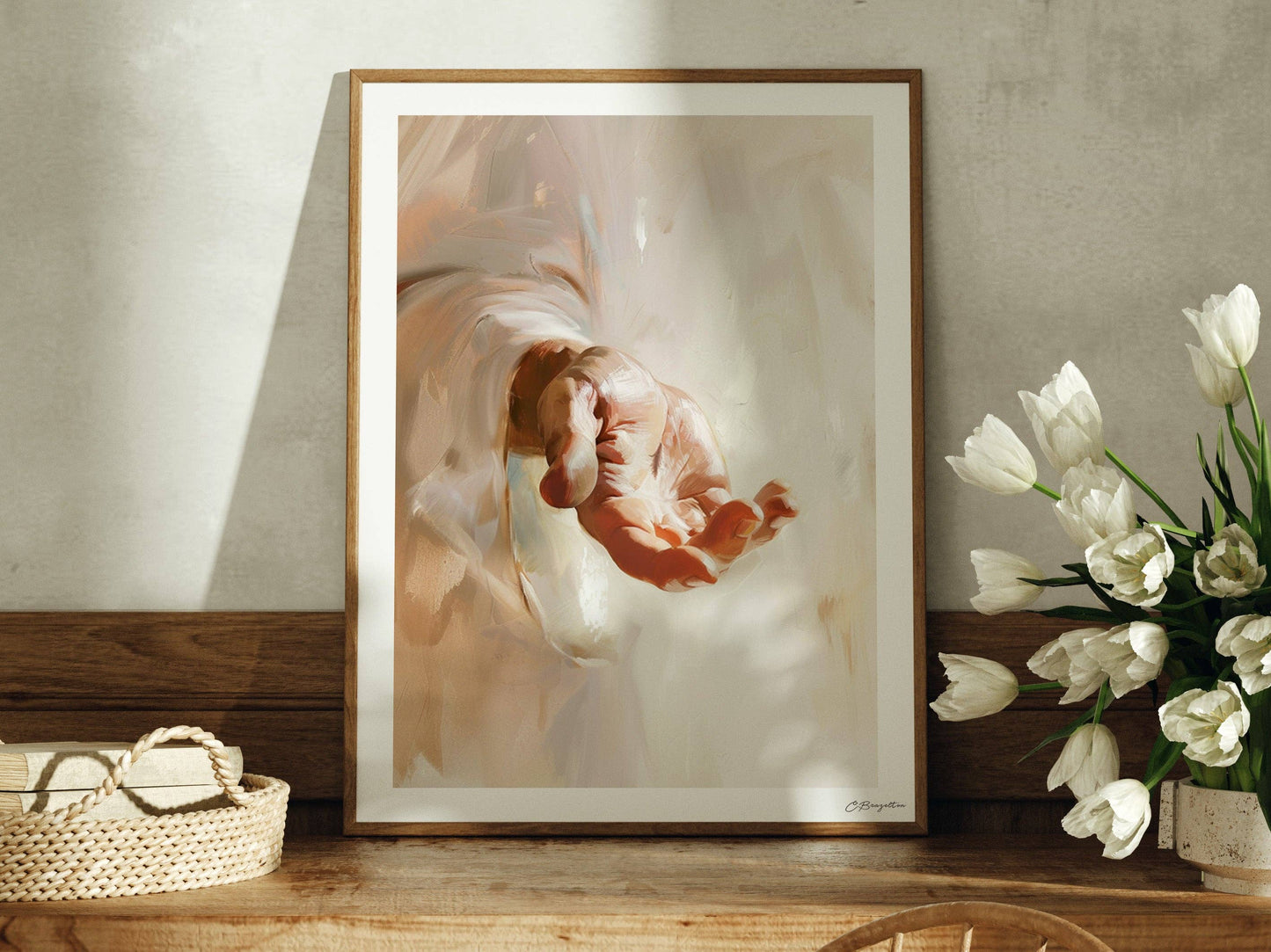 By His Wounds Fine Art Print
