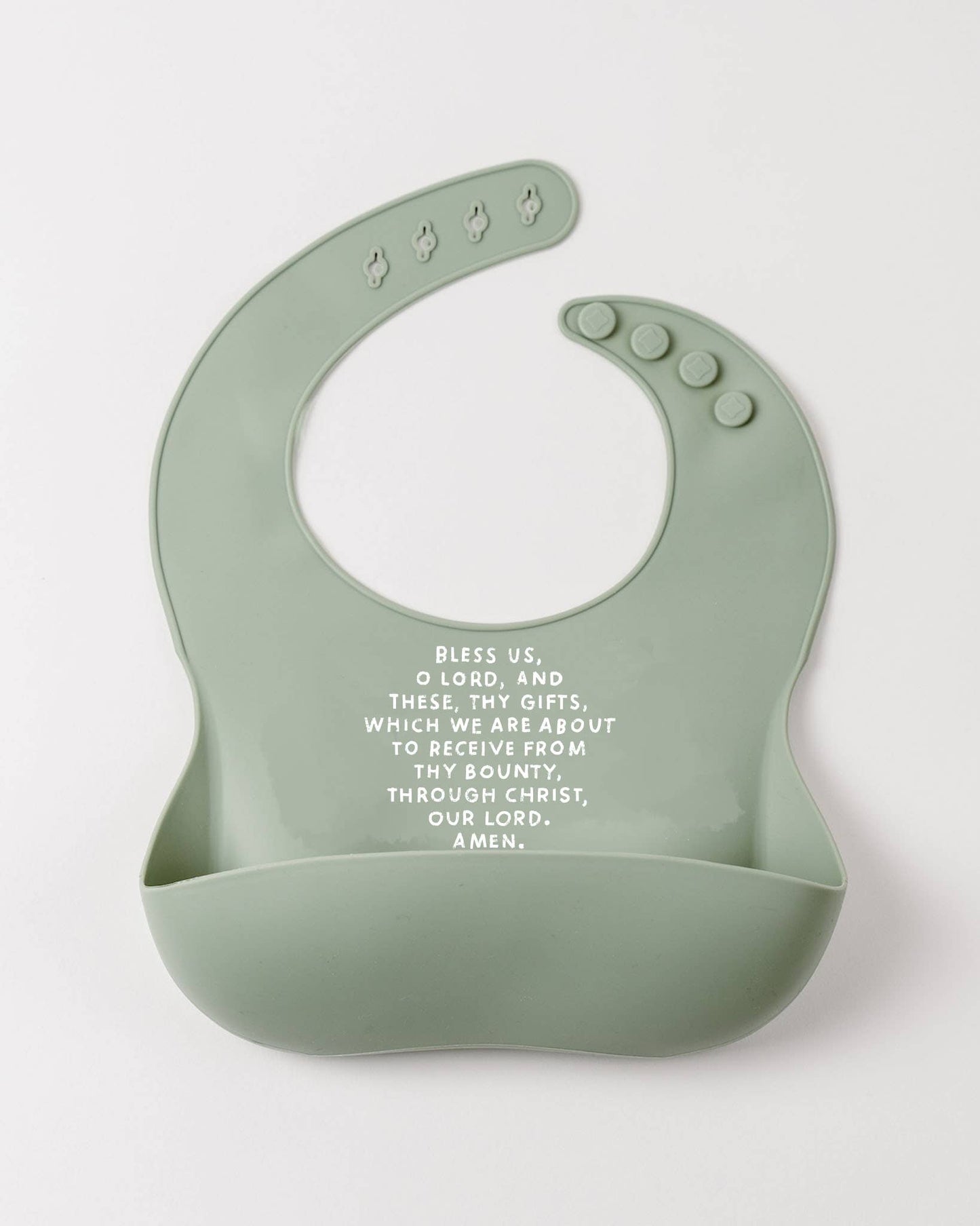 Catholic Meal Blessing BPA Free Bib