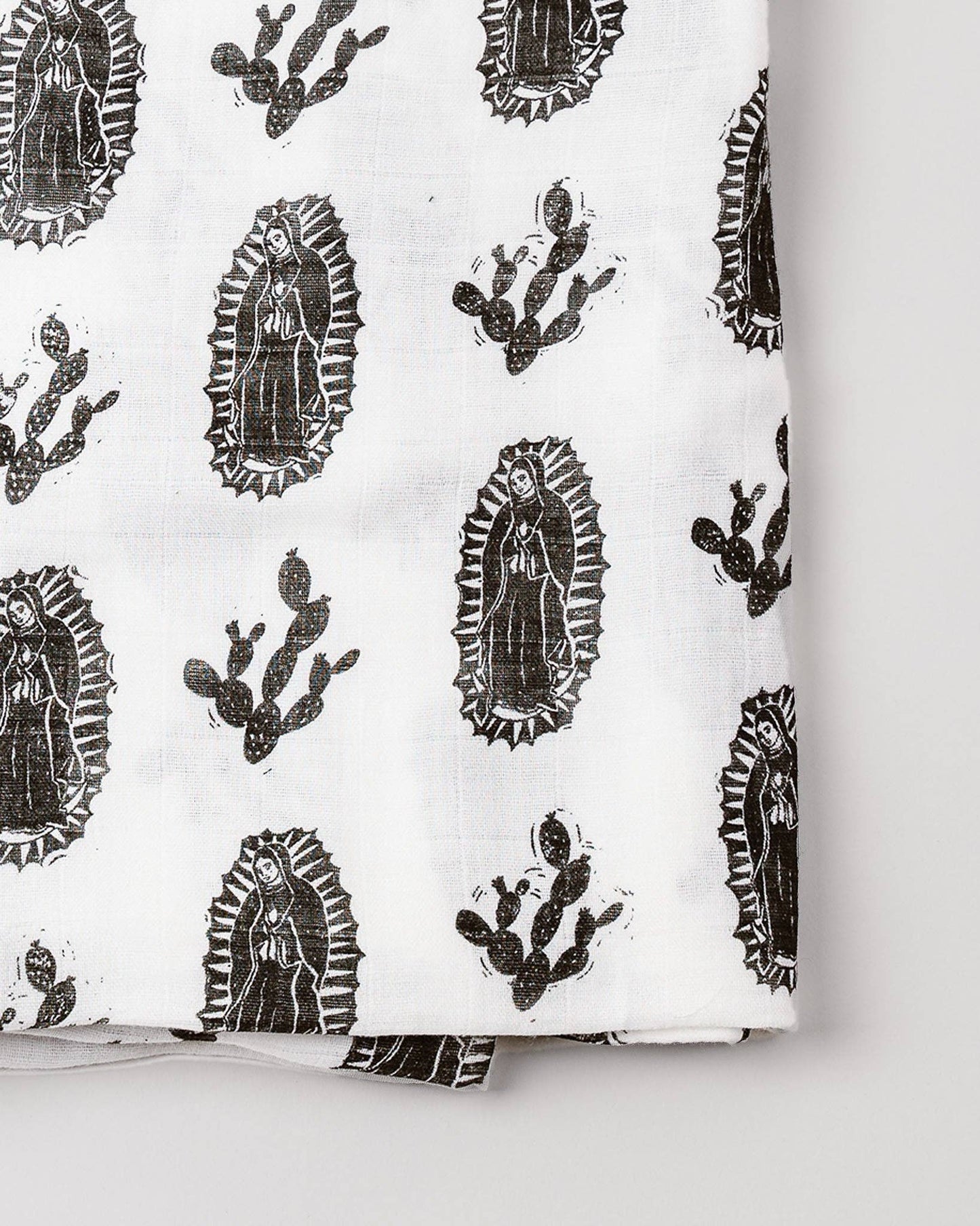 Our Lady of Guadalupe Muslin Swaddle Baby Blanket