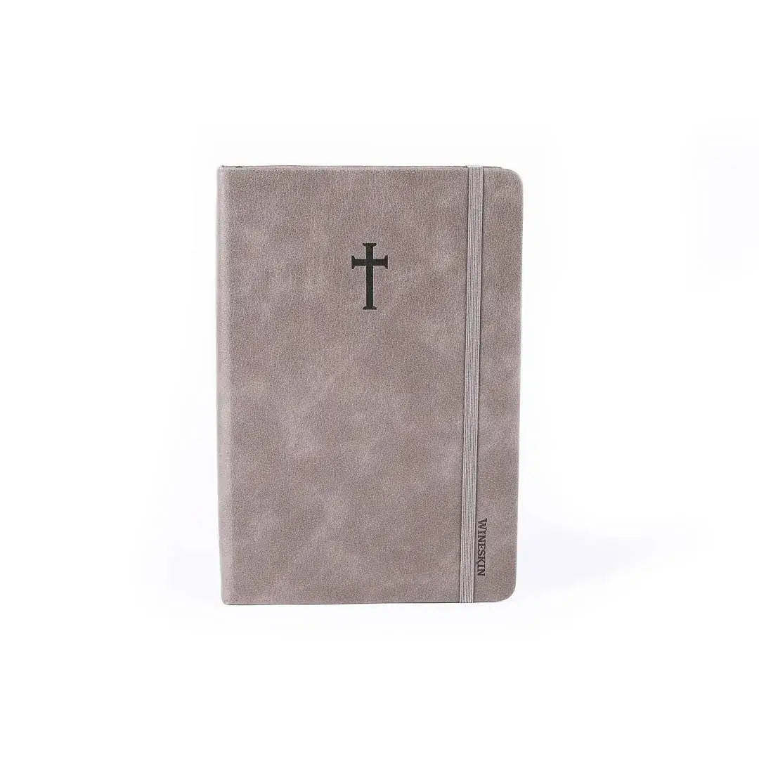 Wineskin Journal - Hard Cover - Grey - 420 Pages