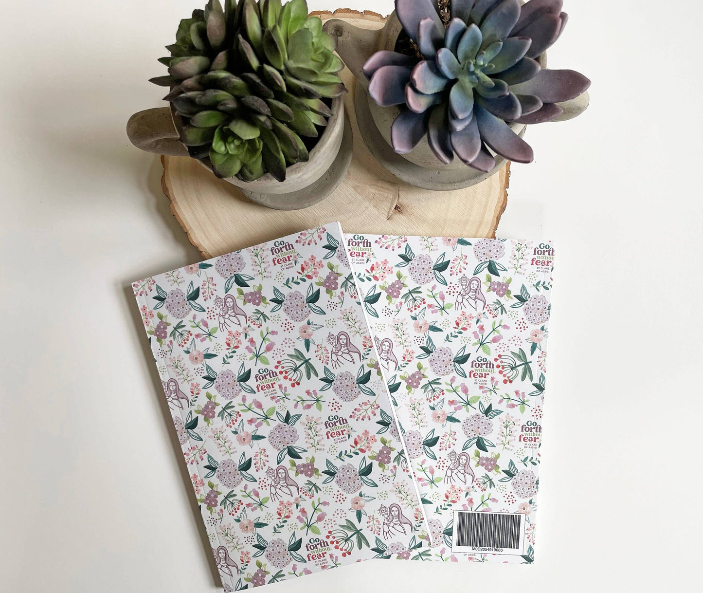 St. Clare of Assisi Notebook & Journal I Catholic Gift