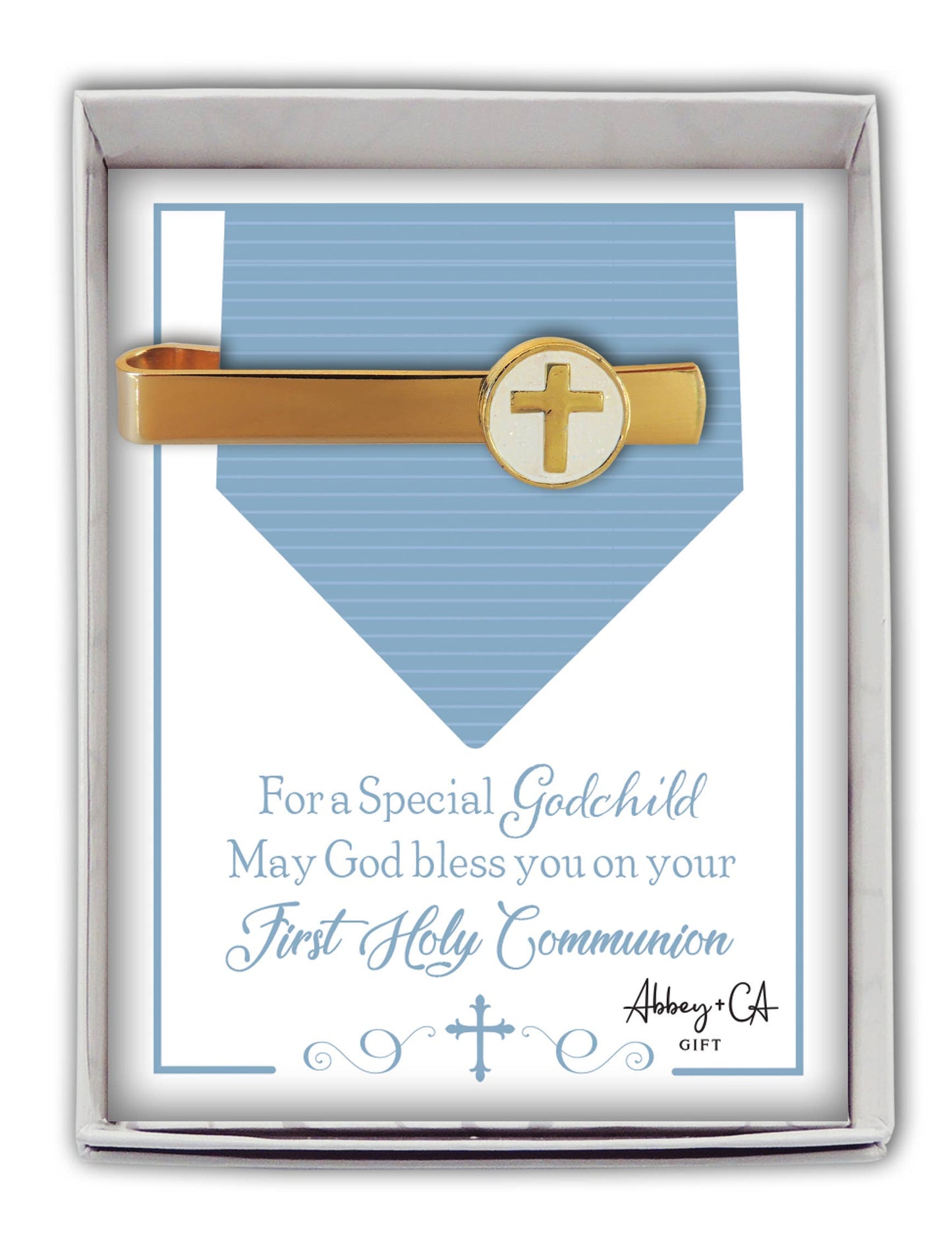 First Communion Cross Tie Bar