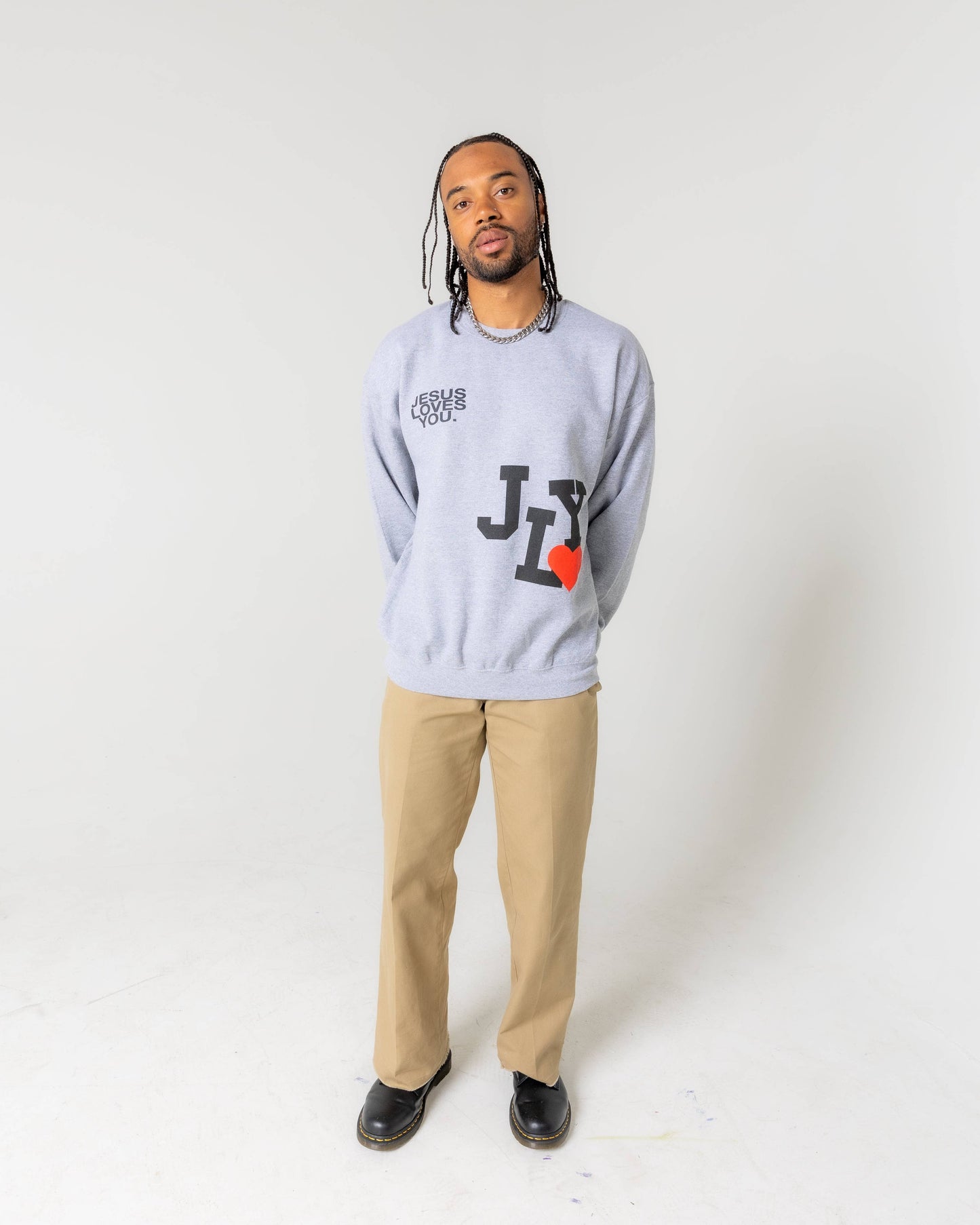 "JLY University" Crewneck || Gray