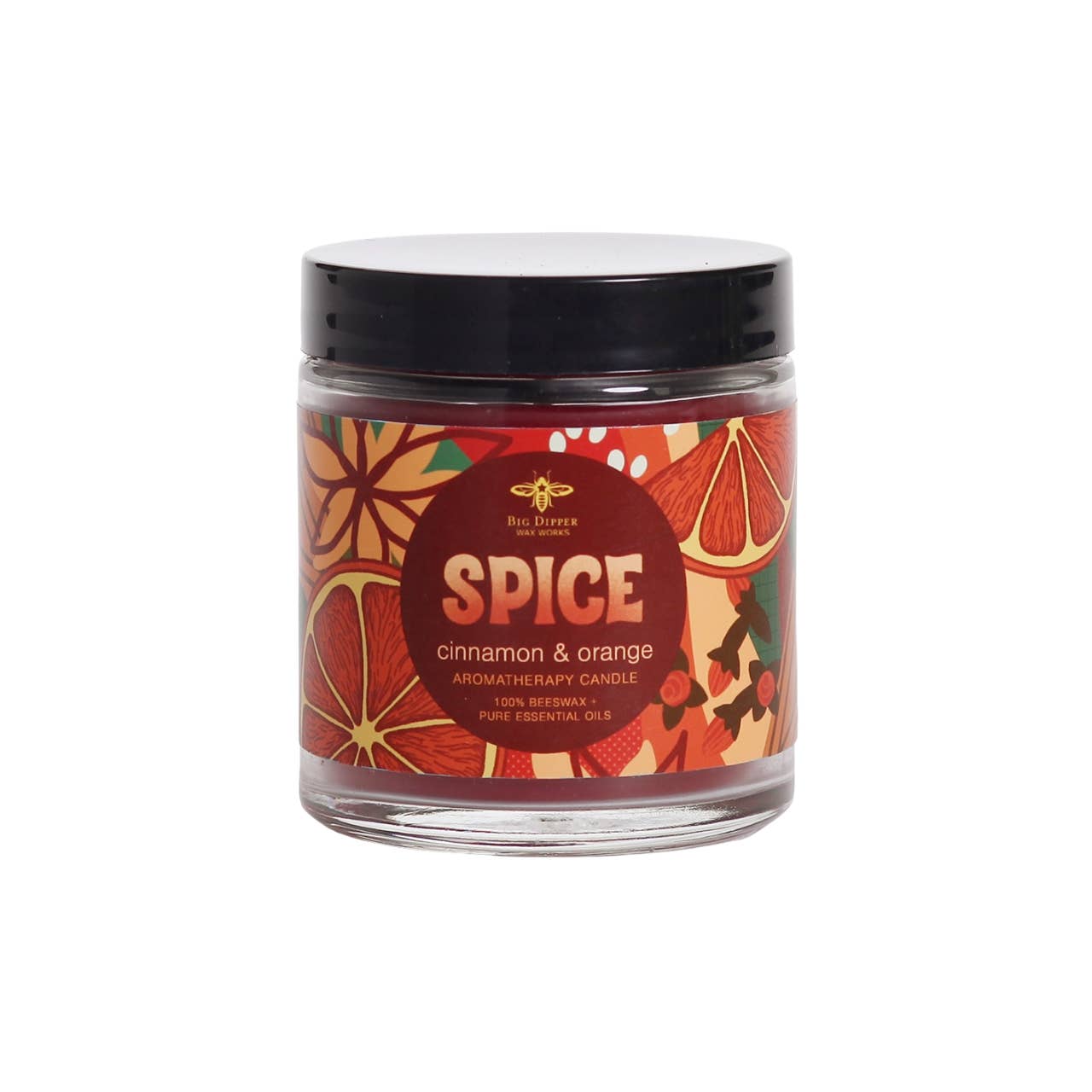 Apothecary Glass Candles – Beeswax Aromatherapy – Holiday