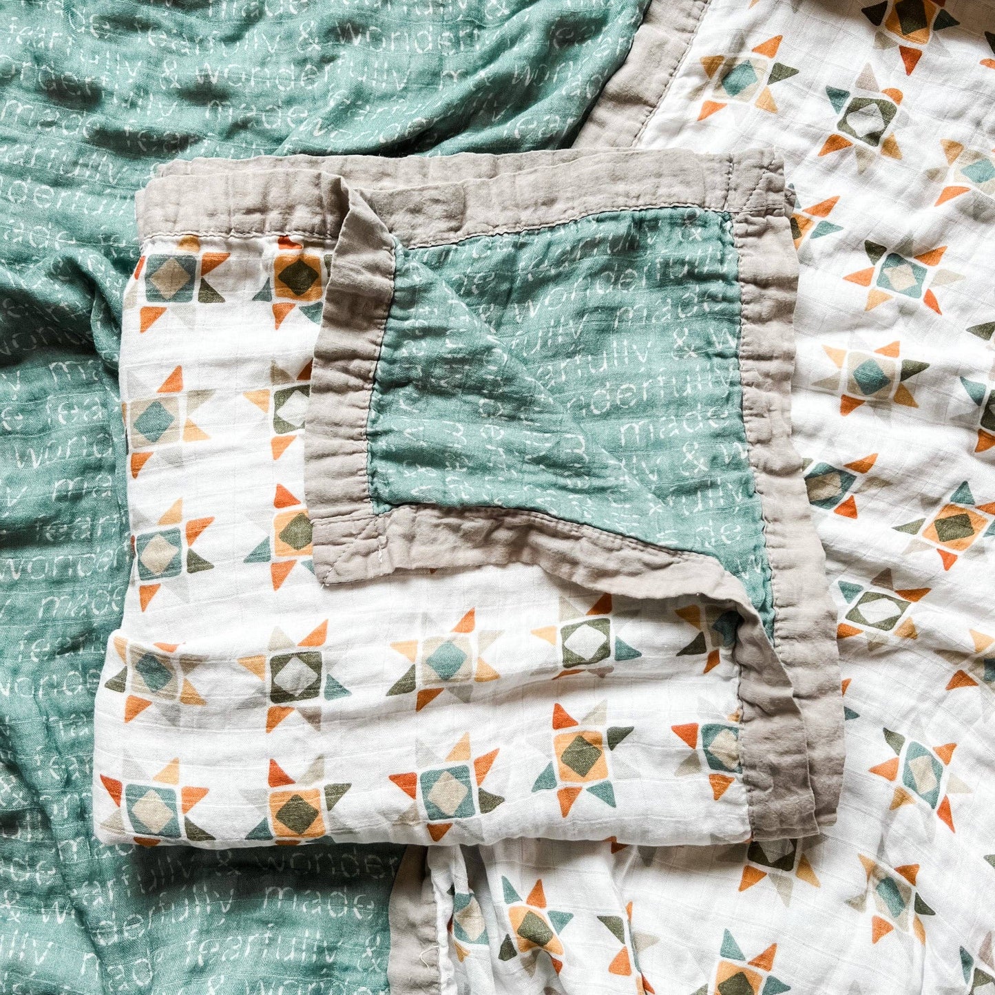 Fearfully and Wonderfully Made Luxury Double Sided Muslin Blanket