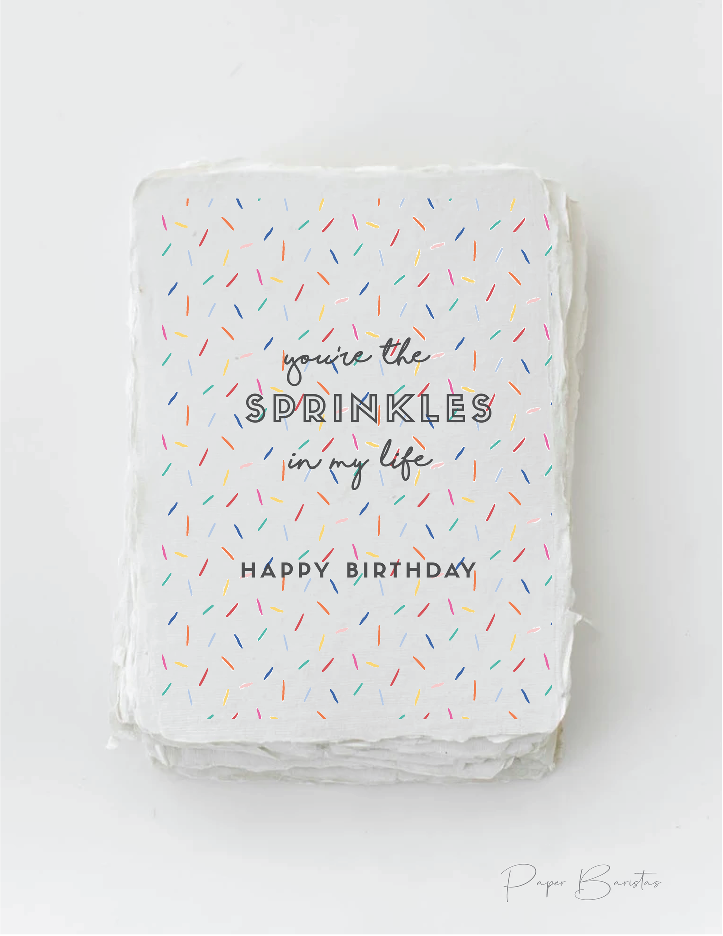 "You're the Sprinkles" Birthday Friend Greeting Card