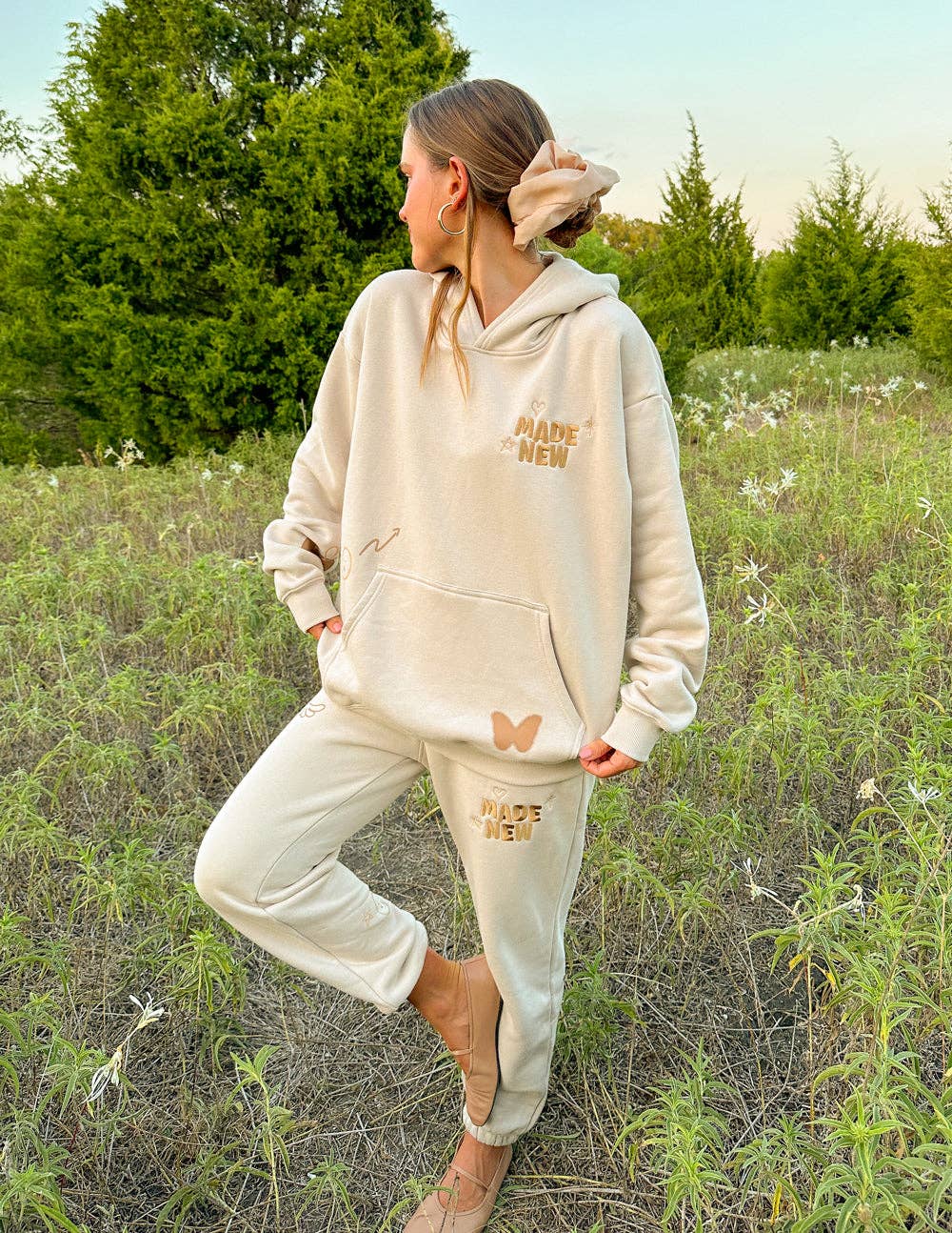 Made New Cream Unisex Sweatpant