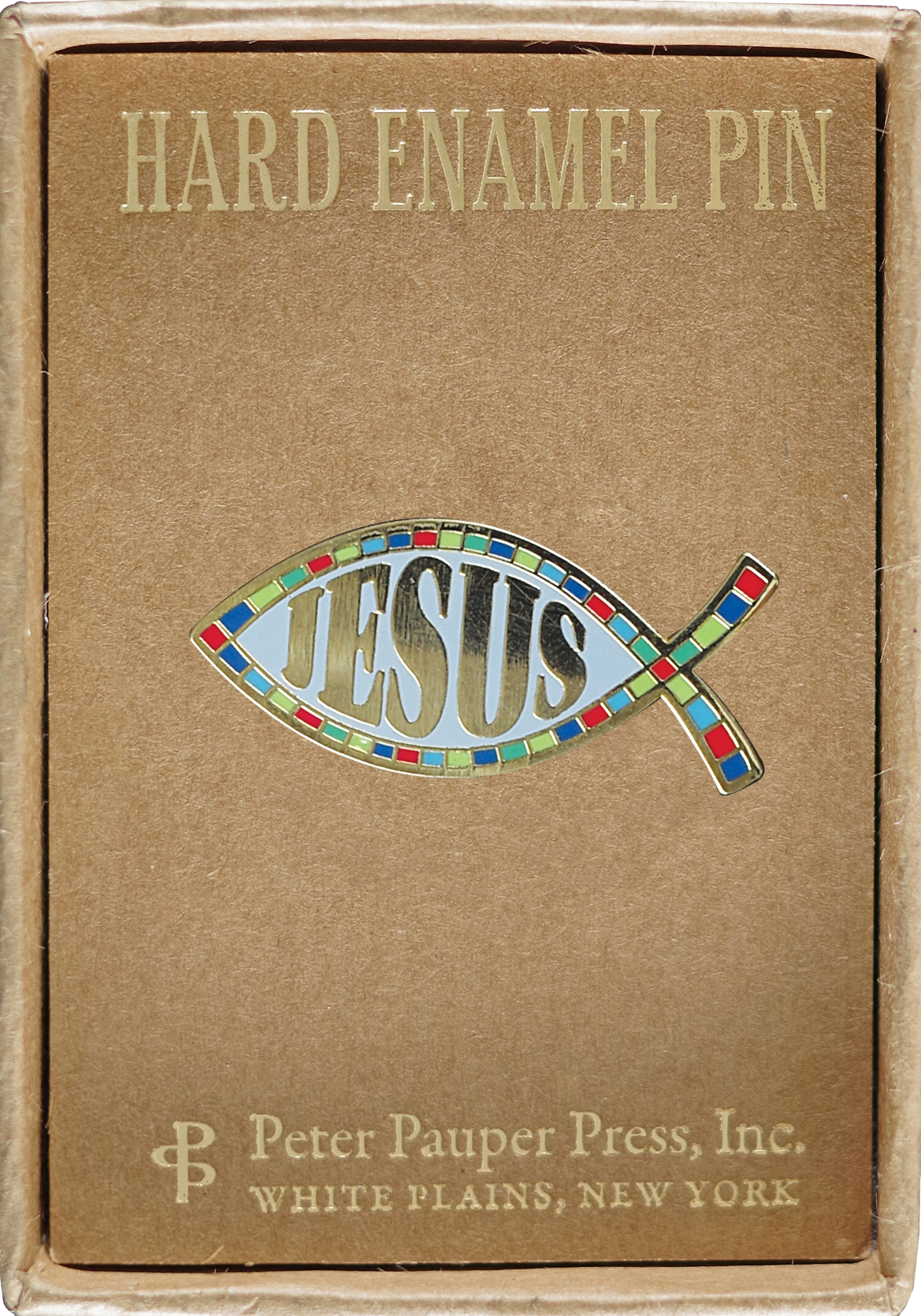 Jesus Fish Hard Enamel Pin