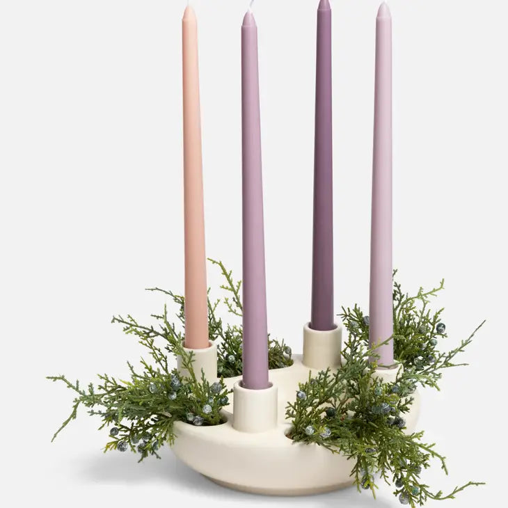 Ceramic Advent Wreath