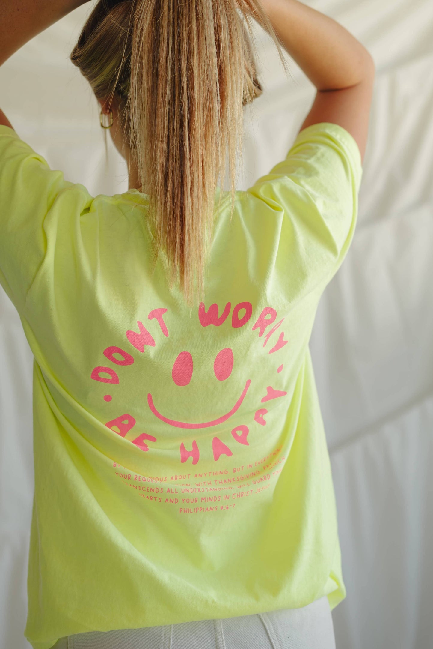 Be Happy Tee - Yellow