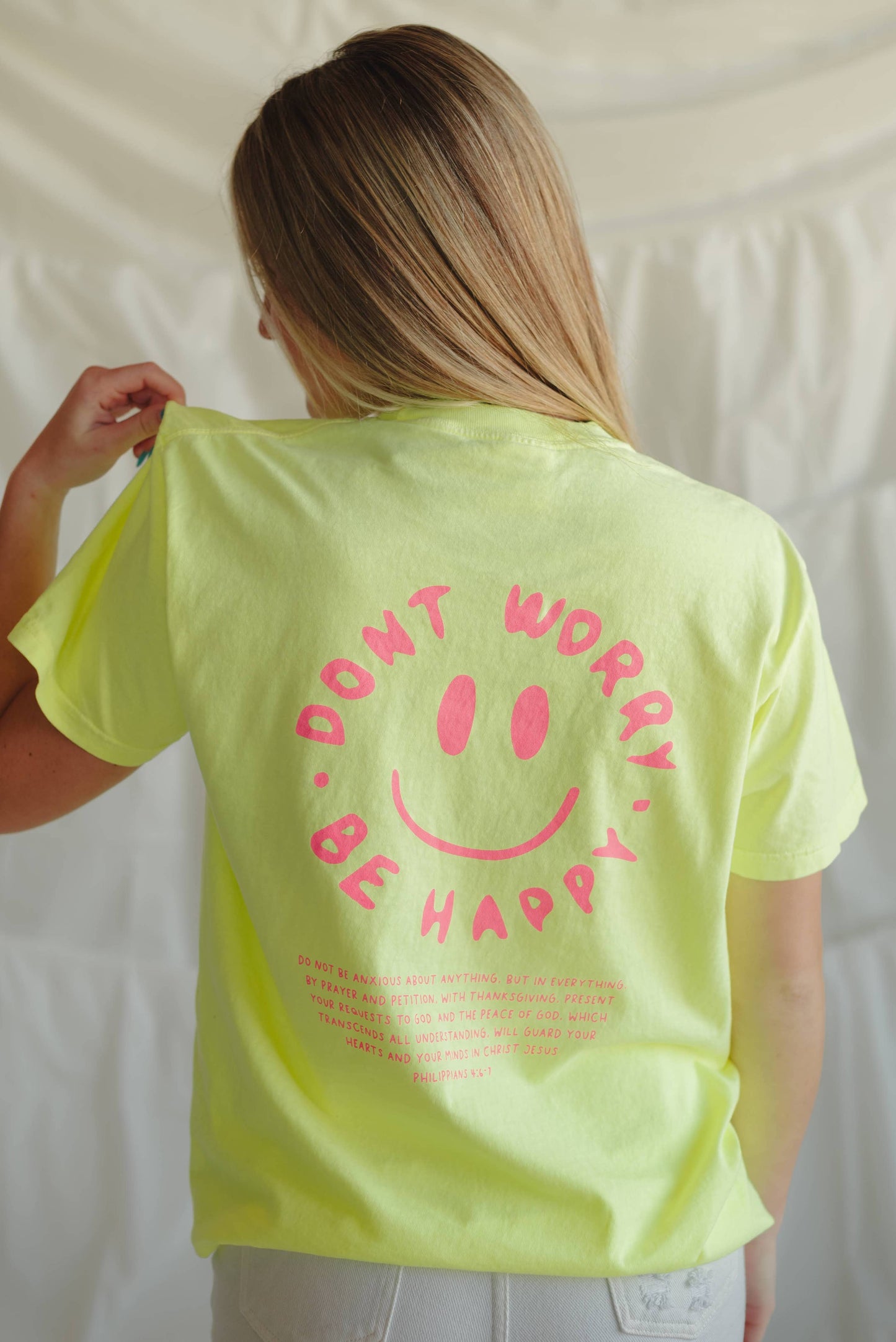 Be Happy Tee - Yellow