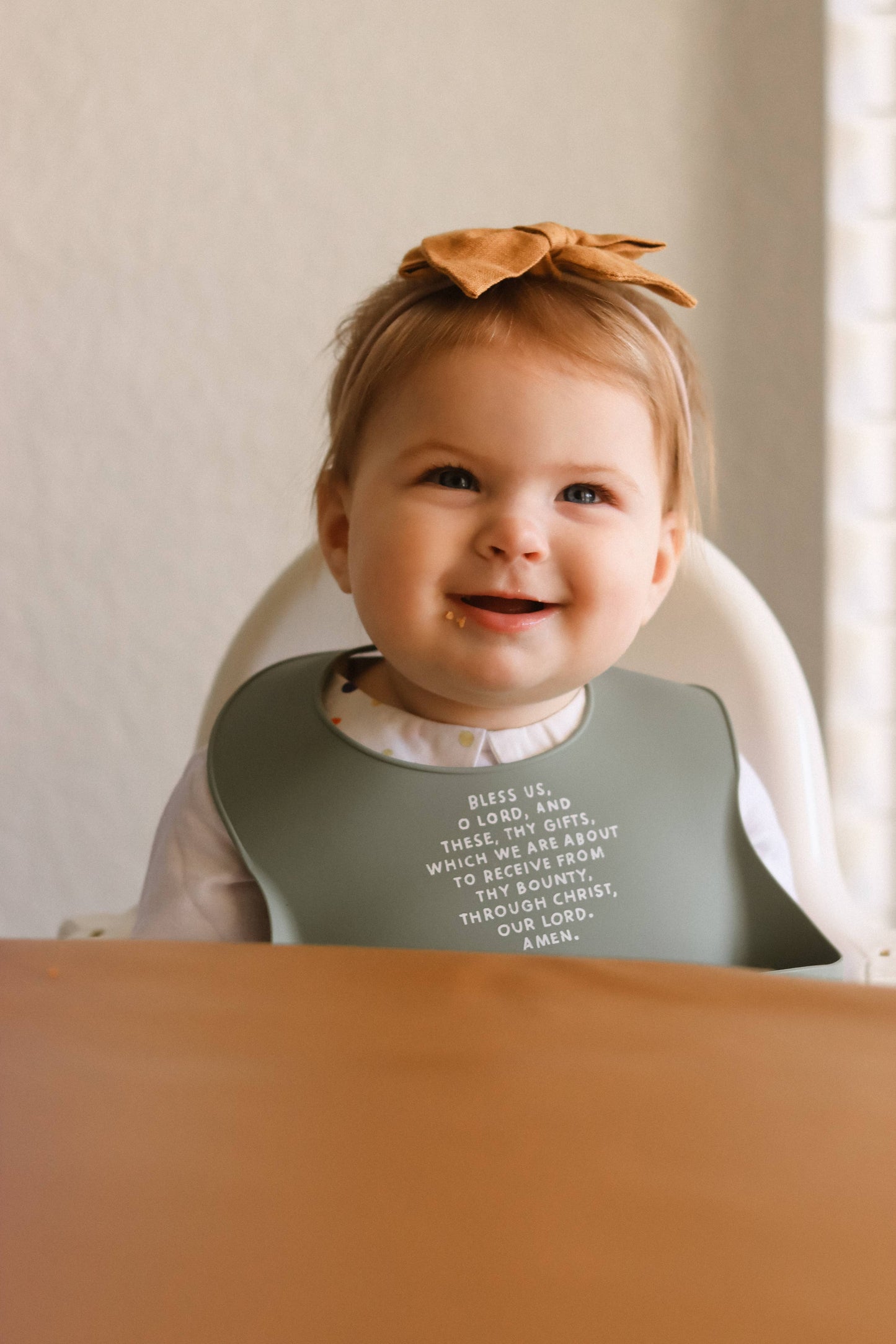 Catholic Meal Blessing BPA Free Bib