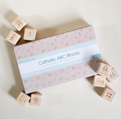 Catholic ABC Alphabet Blocks