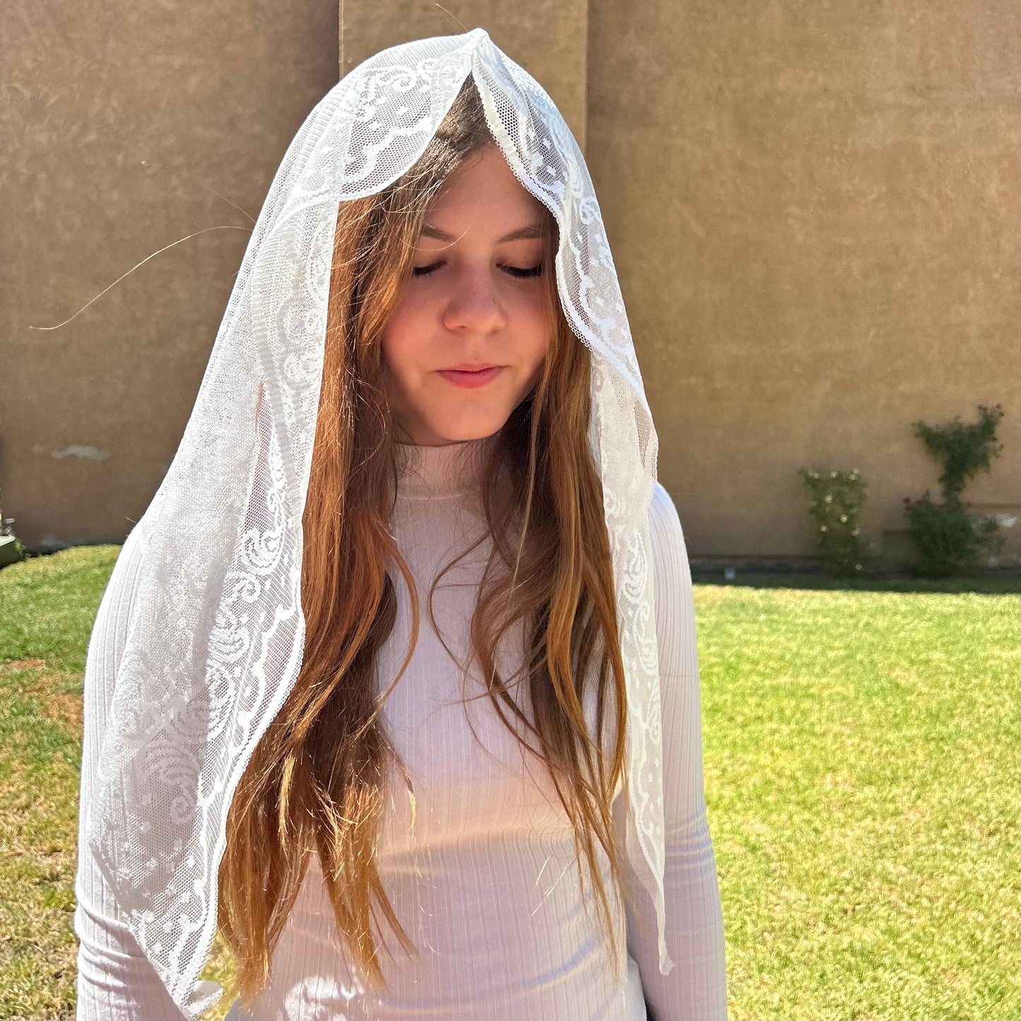 Jerusalem Veil -White
