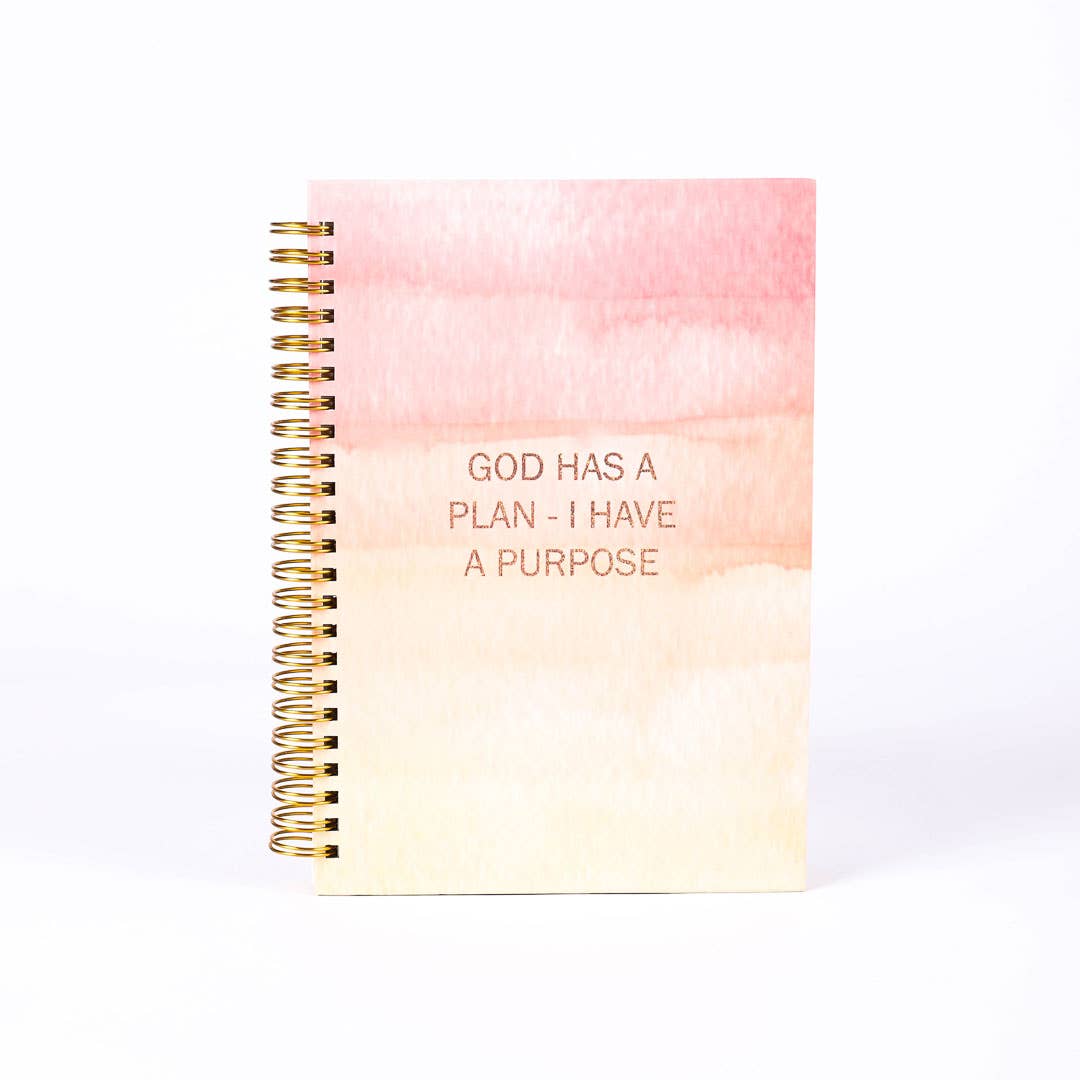 Spiral Bound Journal - Plan & Purpose - 196 Pages