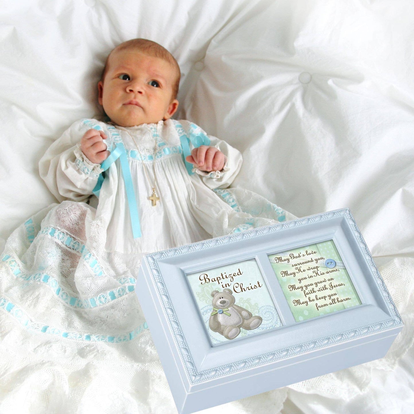 Baptized Boy Petite Music Box
