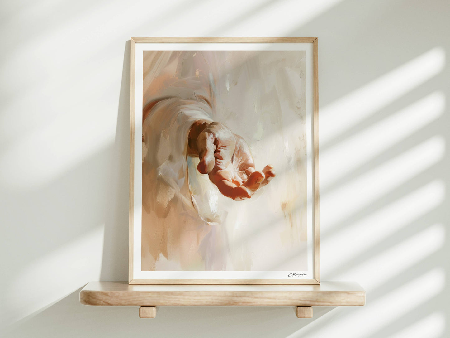 By His Wounds Fine Art Print