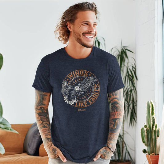 Wings Like Eagles Crest Tee (CLOSEOUT)
