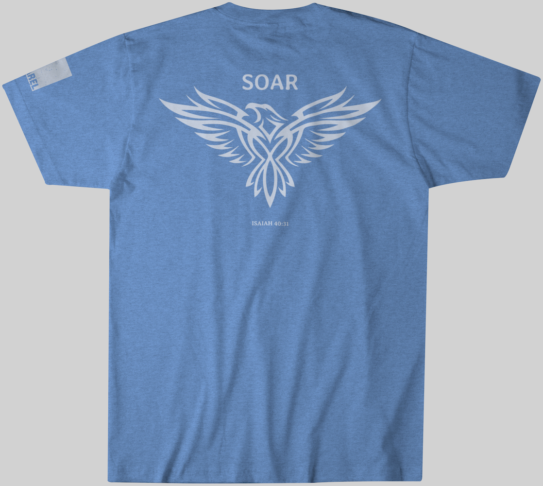Mount Up and Soar Christian Graphic Tee