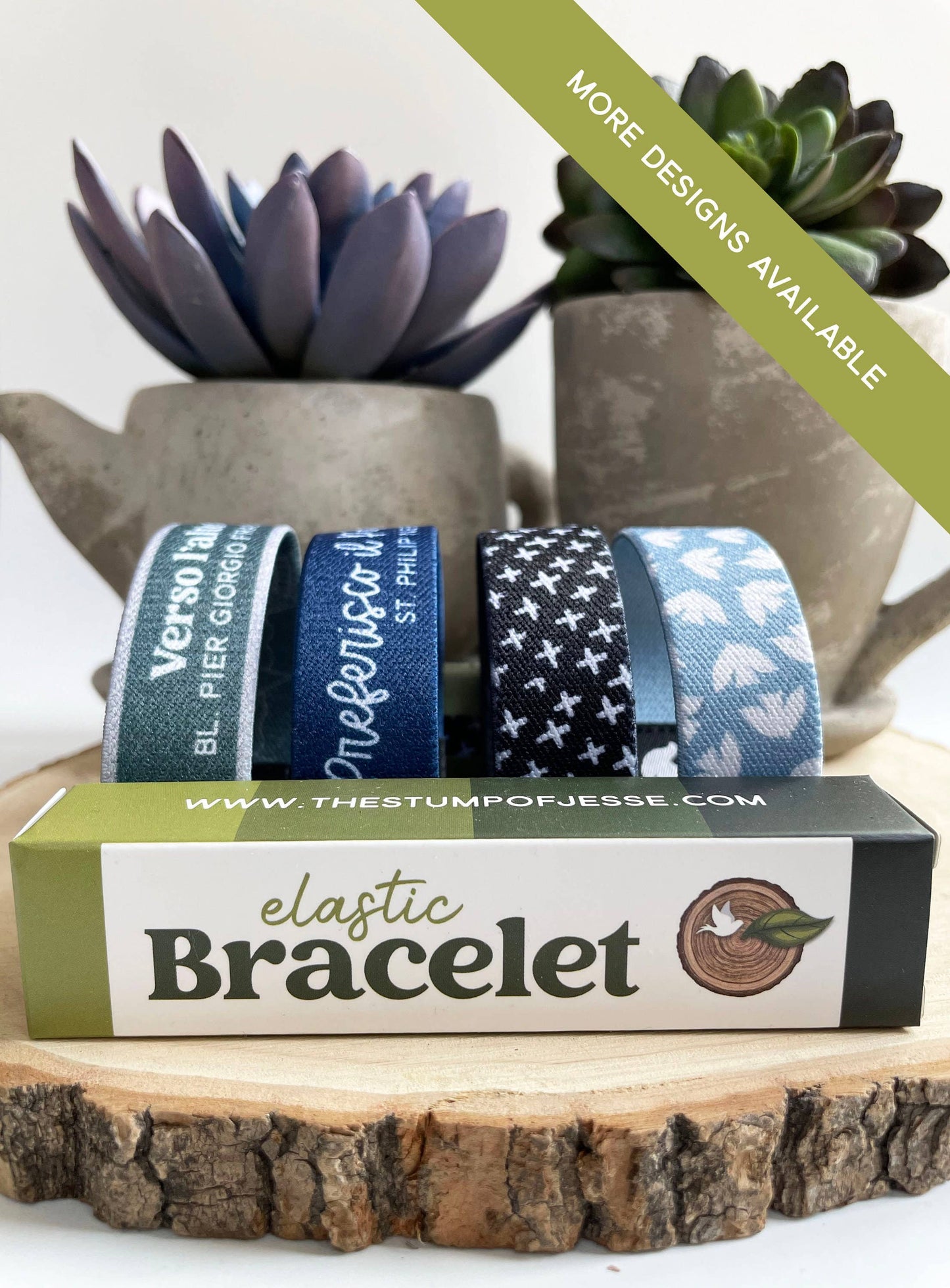 Veni Sancte Spiritus Reversible Elastic Bracelet Holy Spirit