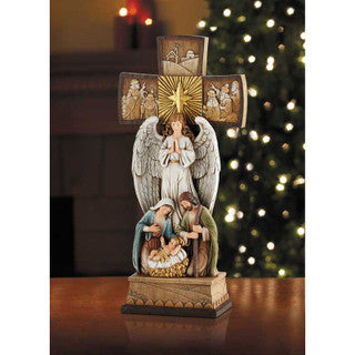 14" Nativity Cross
