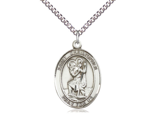 St. Christopher Sterling Medal Box Set